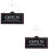 2Pièces Plaques Porte Noir Ouvert Fermé Décoratives Usage Commercial 5