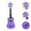 2Pièces Ukulélé Enfant Bois Violet Instrument Musical Junior 3