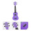 2Pièces Ukulélé Enfant Bois Violet Instrument Musical Junior 4