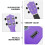 2Pièces Ukulélé Enfant Bois Violet Instrument Musical Junior 11