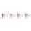 12Pièces Lash Extension Outil Double Embout Assorties 5