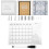 3Ensembles Tableau Effaçable Transparent Calendrier Mural 11