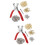 2Ensembles Ensemble Outils Œillets Métal Multi Matériaux Pour Projets DIY 6