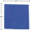 Medium Lunch Napkins - 6 1/2 x 6 1/2 - Blue - 50/Pack 3