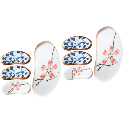 8Pièces Accessoires Céramiques Pour Baguettes 2