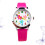 3Pcs Flower Pattern Kids Watch Rosy Durable Strap Birthday Gift Quartz 2