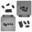 3Ensembles Couvre Pouce Saxophone Silicone Souple Noir 5