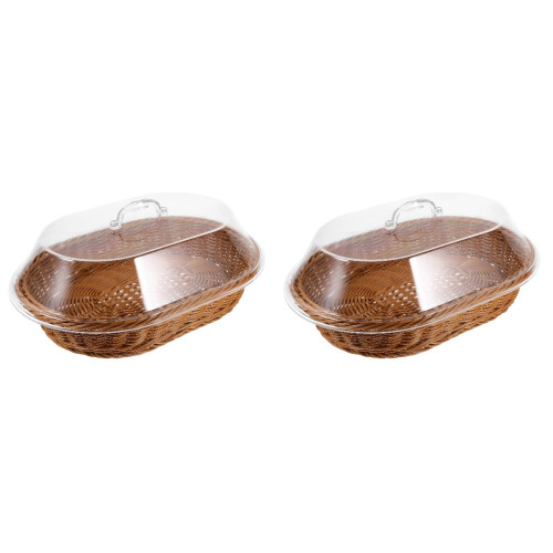 2Pièces Corbeille De Table En Pour Pain 2