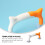 4Pièces Poignées Plastique Colorées Pour Fixation Règle De Patchwork 6