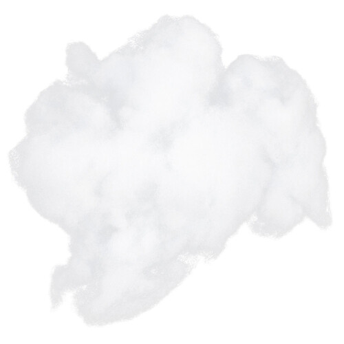 5Pièces Bourrage Polyester Blanc Pour Animaux En Peluche DIY Coussin 1