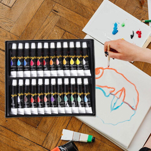 72Pièces Ensemble Pigments Acryliques Pour Dessin DIY 2