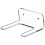 8Ensembles -Guitare Mural Transparent Support Pratique 8