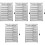 5Ensembles Tableau Transparent Réutilisable Pour Et Maison 5