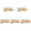 5Pièces Décor Résine Beige Statue Commémorative 4