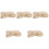 5Pièces Décor Résine Beige Statue Commémorative 5