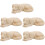 5Pièces Décor Résine Beige Statue Commémorative 8