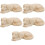 5Pièces Décor Résine Beige Statue Commémorative 9