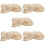 5Pièces Décor Résine Beige Statue Commémorative 10