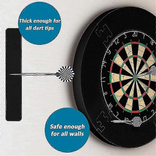 Board Surround Ring, Universal Dartboard Wall Protection Board -Durable Ring Design hwy 2