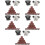 5Ensembles Kit Coupe Ongles Marron 7