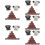 5Ensembles Kit Coupe Ongles Marron 9