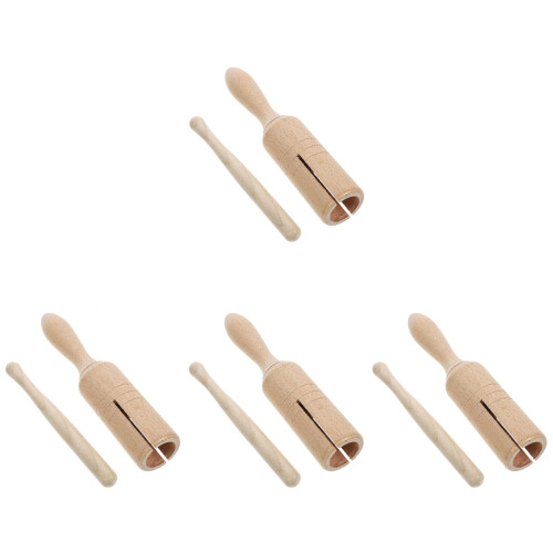 4Ensembles Instruments Percussion Bois Pour Enfants Jouets Éducatifs 2