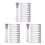 30Pièces Spatules Silicone Double-Embout Doux Pour 9