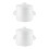 2Pièces Bol Mixte Céramique Anses Pour Plats 4
