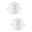 2Pièces Bol Mixte Céramique Anses Pour Plats 6
