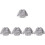 5Pièces Bavettes Toddler En Polyester Résistantes Pour Repas Et Dessin 4