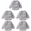 5Pièces Bavettes Toddler En Polyester Résistantes Pour Repas Et Dessin 5