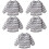 5Pièces Bavettes Toddler En Polyester Résistantes Pour Repas Et Dessin 6