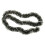 32ft Green Metallic Tinsel Garland with White Tips 2