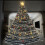 32ft Green Metallic Tinsel Garland with White Tips 5
