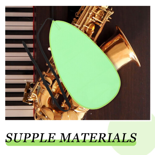 2Pièces Kit Nettoyage Doux Vert Saxophone Clarinette Flûte 2