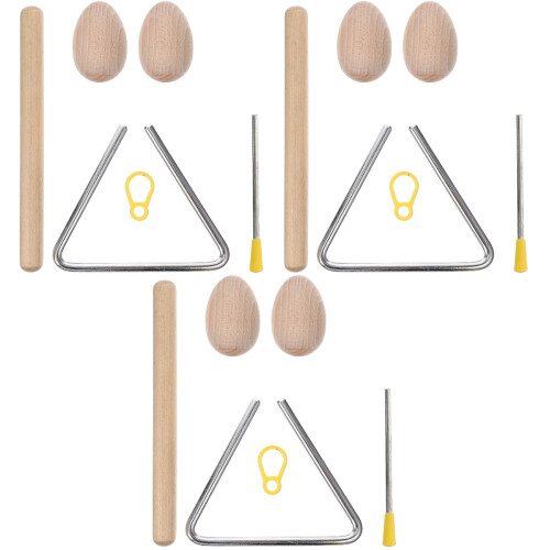 3Sets Handpercussie Met Afgeronde Kleurrijk 2
