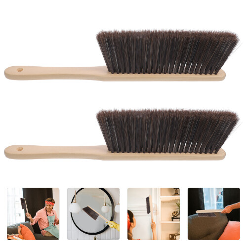 8Pièces Nettoyage Bois Nylon Pour Lit 2