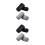 8Pièces Housses Silicone Microphone Main Antiroulis Assortis 11