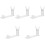 5Pièces Socle Figurine Action Ajustable Transparent Durable 5