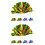 8Pièces Pompons Main Pour Danse Sport Couleurs Durable 6