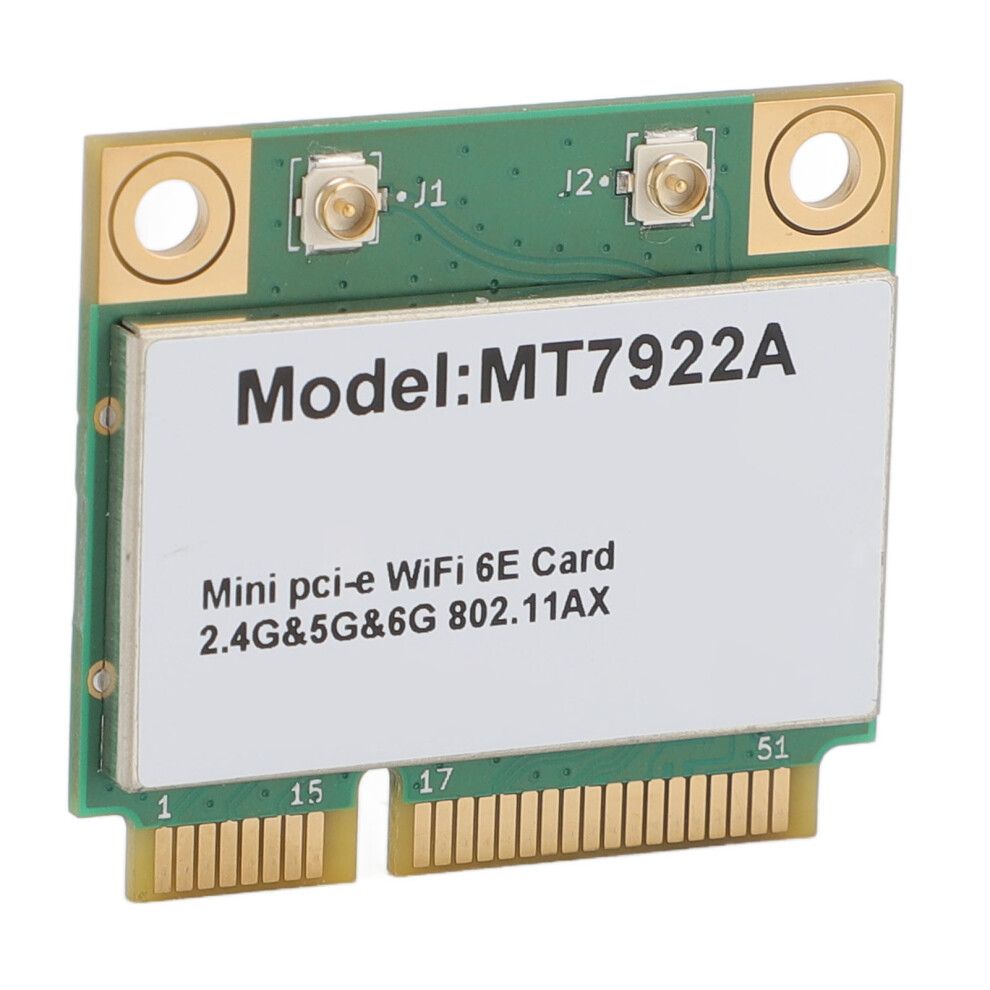 Wireless Network Card Mt7922a Wifi6e 5374Mbps Minipcie Quad-Band 4961387252580
