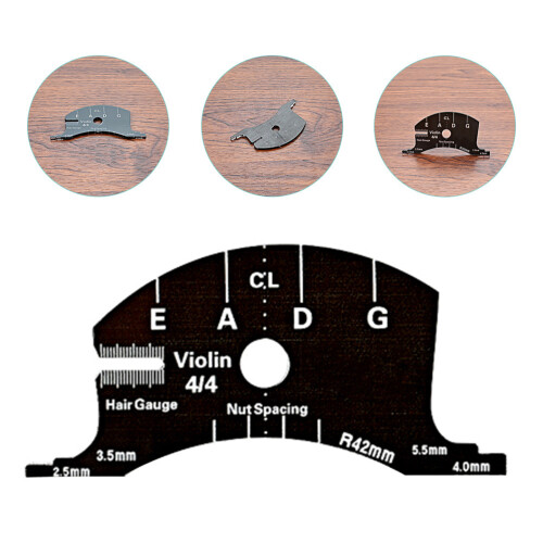 4Pièces Gabarits Polyvalents Ponts De Violon En Plastique 2