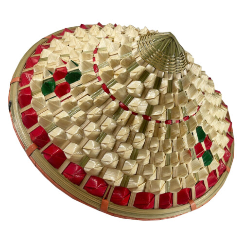 4Pièces Chapeaux Bambou Enfants Déco Style Chinois Multiusage 1