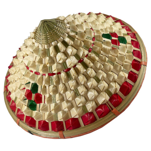 4Pièces Chapeaux Bambou Enfants Déco Style Chinois Multiusage 2