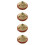 4Pièces Chapeaux Bambou Enfants Déco Style Chinois Multiusage 4
