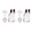 2Pcs Durable White Nurse Pocket Watch Retractable Silicone Clip on 8