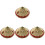 4Pièces Chapeaux Bambou Enfants Déco Style Chinois Multiusage 9