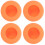 4Pièces Étuis Silicone Orange Protecteurs Pour Porte-Collier 6