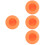4Pièces Étuis Silicone Orange Protecteurs Pour Porte-Collier 7