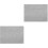 2Pièces Sous-Main Feutre Gris Durable Confortable 4